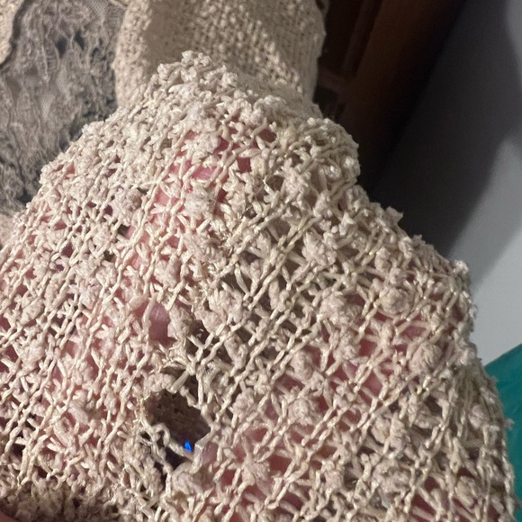 Sz A Miss Me sweater with fringe and lace - Picture 12 of 12